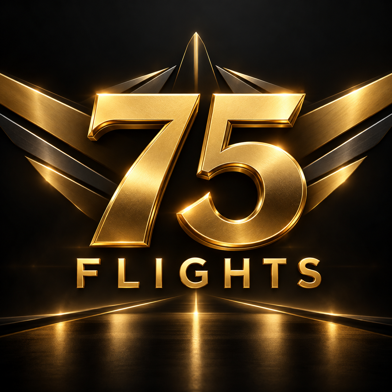 When a pilot has 75 flights, give this award