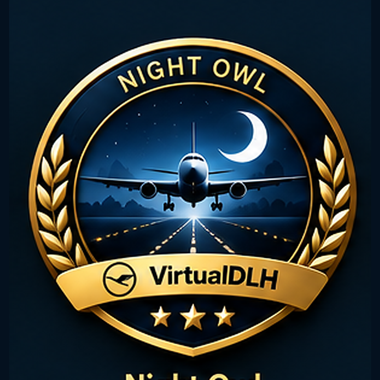 For reaching 25 night flights with in a period of time span.